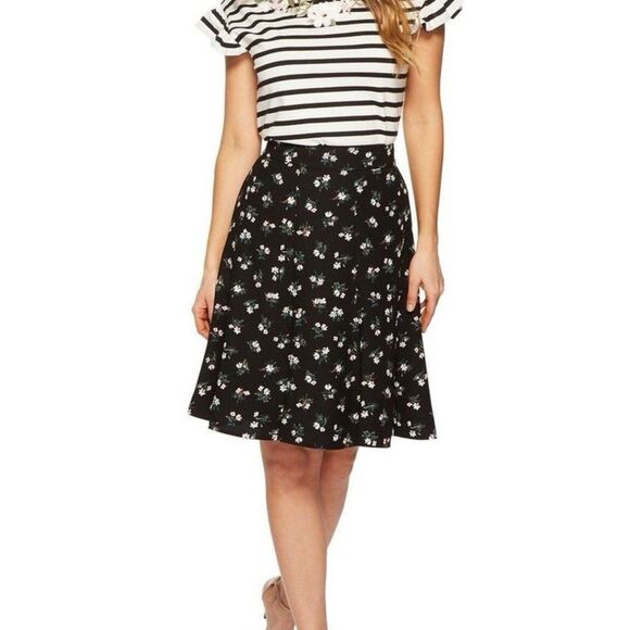 kate spade Dresses & Skirts - Kate Spade • Crepe flora knee length skirt